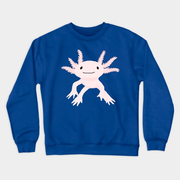 Axolotl Crewneck Sweatshirt by alxandromeda